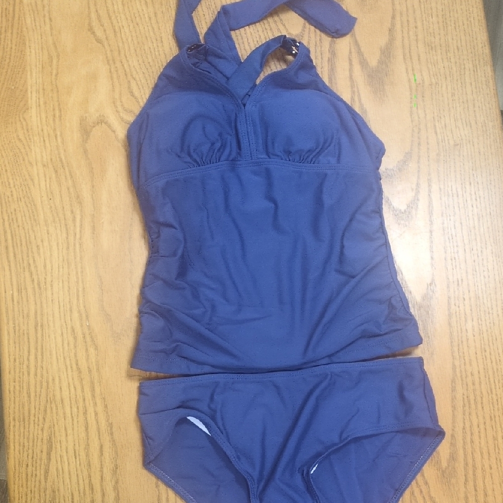Amazon Kids Blue Halter Bikini Set